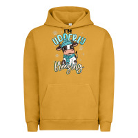 Pigment Peanut Butter i'm udderly freezing baby cow Urban Hoodie - MaliasSmallBusiness