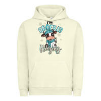 Pigment Pistachio i'm udderly freezing baby cow Urban Hoodie - MaliasSmallBusiness
