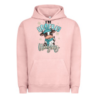 Pigment Salmon i'm udderly freezing baby cow Urban Hoodie - MaliasSmallBusiness