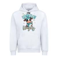 White i'm udderly freezing baby cow Urban Hoodie - MaliasSmallBusiness