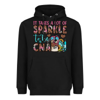 Black it takes a lot of sparkle to be a cna Heavyweight Hoodie - JahusDesignShop
