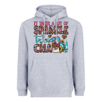 Heather Grey it takes a lot of sparkle to be a cna Heavyweight Hoodie - JahusDesignShop