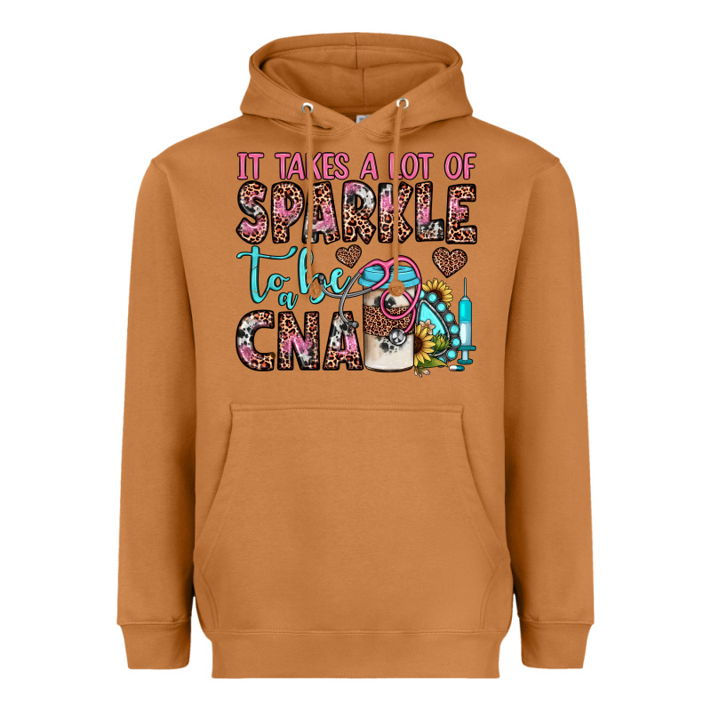 It Takes A Lot Of Sparkle To Be A Cna Heavyweight Hoodie by JahusDesignShop | Teevron