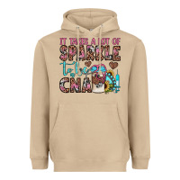 Mushroom it takes a lot of sparkle to be a cna Heavyweight Hoodie - JahusDesignShop