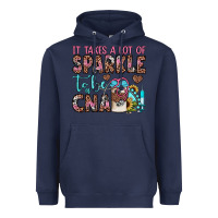 Navy it takes a lot of sparkle to be a cna Heavyweight Hoodie - JahusDesignShop