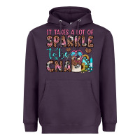 Plum it takes a lot of sparkle to be a cna Heavyweight Hoodie - JahusDesignShop