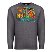 Charcoal Heather my first thanksgiving with turkey Premium Sweatshirt - AdoDesignShop