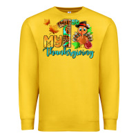 Lemon my first thanksgiving with turkey Premium Sweatshirt - AdoDesignShop