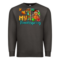 Smoke my first thanksgiving with turkey Premium Sweatshirt - AdoDesignShop