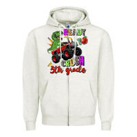 Ready To Crush 3th Grade Zipper Hoodie | Teevron