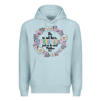 Blue Mist he has risen Premium Hoodie - MaliasSmallBusiness