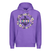 Purple he has risen Premium Hoodie - MaliasSmallBusiness