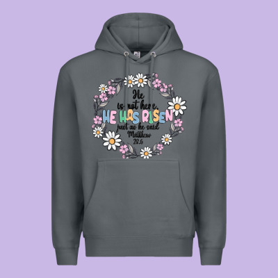 He Has Risen Premium Hoodie Designed By Maliassmallbusiness