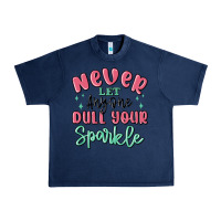 Navy never let anyone dull your sparkle Urban Heavy Tee - MaliasSmallBusiness