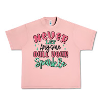 Salmon never let anyone dull your sparkle Urban Heavy Tee - MaliasSmallBusiness