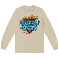 Mushroom my dad is my super hero Long Sleeve Tee - AdoDesignShop