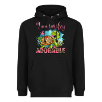 Black i am turtley adorable Heavyweight Hoodie - AdoDesignShop