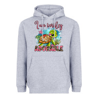 Heather Grey i am turtley adorable Heavyweight Hoodie - AdoDesignShop
