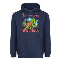 Navy i am turtley adorable Heavyweight Hoodie - AdoDesignShop