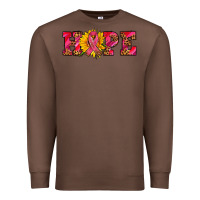 Chestnut hope sunflower and ribbon Premium Sweatshirt - AdoDesignShop