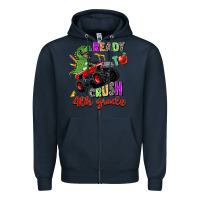 Navy ready to crush 4th grade Zipper Hoodie - Zillion Design Studio
