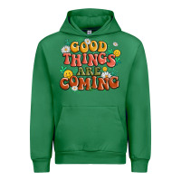 Emerald good things are coming Urban Hoodie - MaliasSmallBusiness