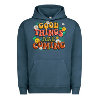 Pigment Midnight Navy good things are coming Urban Hoodie - MaliasSmallBusiness