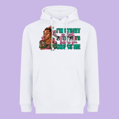 I Am Street So Look Both Ways Before You Cross Me Heavyweight Hoodie Designed By Adodesignshop