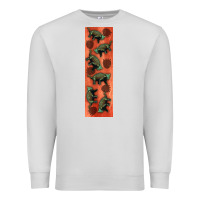Dove Grey dinosaur ankylosaurus pen wrap Premium Sweatshirt - Artiststas