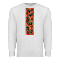 Oatmeal Heather dinosaur ankylosaurus pen wrap Premium Sweatshirt - Artiststas