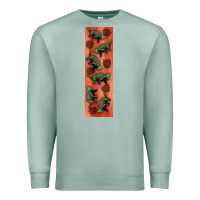 Seafoam dinosaur ankylosaurus pen wrap Premium Sweatshirt - Artiststas