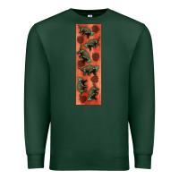 Sports Green dinosaur ankylosaurus pen wrap Premium Sweatshirt - Artiststas