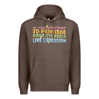 Coffee to those accustomed to privilege Premium Hoodie - MaliasSmallBusiness