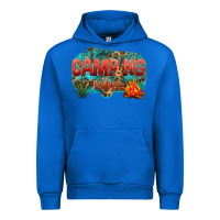 Cobalt camping vibes Urban Hoodie - NancyCooperArtShop