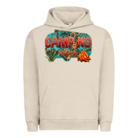 Pigment French Oak camping vibes Urban Hoodie - NancyCooperArtShop