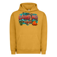 Pigment Peanut Butter camping vibes Urban Hoodie - NancyCooperArtShop