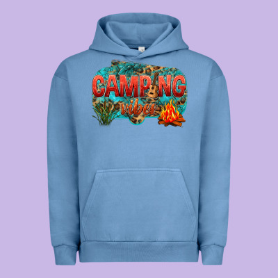 Camping Vibes Urban Hoodie Designed By Nancycooperartshop