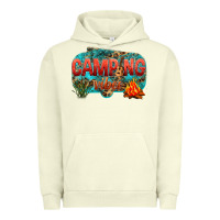 Pigment Pistachio camping vibes Urban Hoodie - NancyCooperArtShop