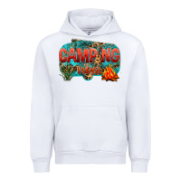 White camping vibes Urban Hoodie - NancyCooperArtShop