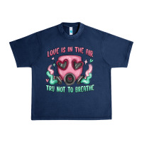 Navy love is in the air Urban Heavy Tee - MaliasSmallBusiness