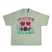 Oil Green love is in the air Urban Heavy Tee - MaliasSmallBusiness