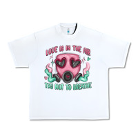 White love is in the air Urban Heavy Tee - MaliasSmallBusiness