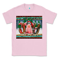 Bubblegum Pink joy pig Classic Tee - RanaPortraitStore