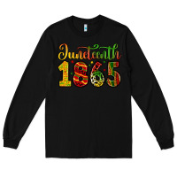 Black juneteenth 1865 Long Sleeve Tee - Zillion Design Studio