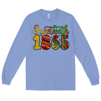 Colony Blue juneteenth 1865 Long Sleeve Tee - Zillion Design Studio