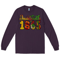 Plum juneteenth 1865 Long Sleeve Tee - Zillion Design Studio