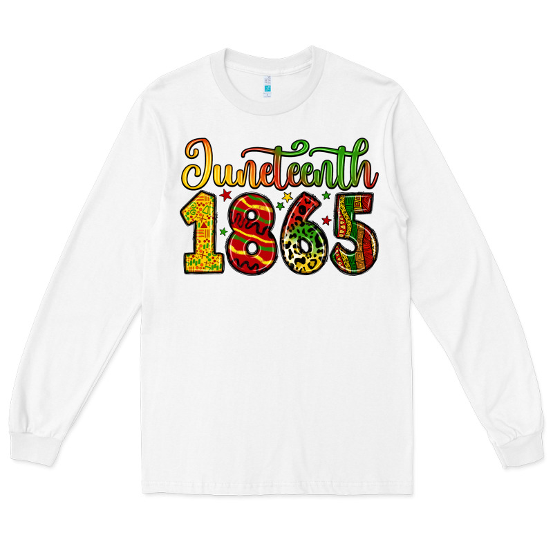 Juneteenth 1865 Long Sleeve Tee by Zillion Design Studio | Teevron