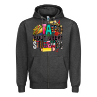 Charcoal Heather taco bout great students Zipper Hoodie - CTS Tumbler Store