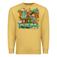 Antique Gold teach them to be kind with pumpkins and fall Premium Sweatshirt - AdoDesignShop