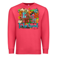 Cardinal teach them to be kind with pumpkins and fall Premium Sweatshirt - AdoDesignShop